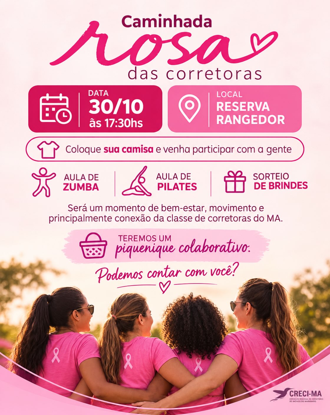 Caminhada Rosa das Corretoras